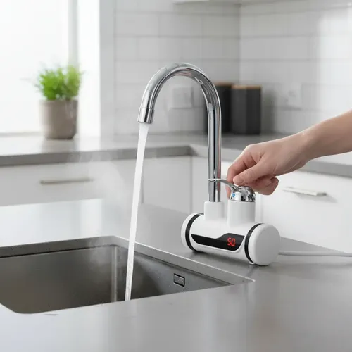 Canilla de agua caliente instantánea